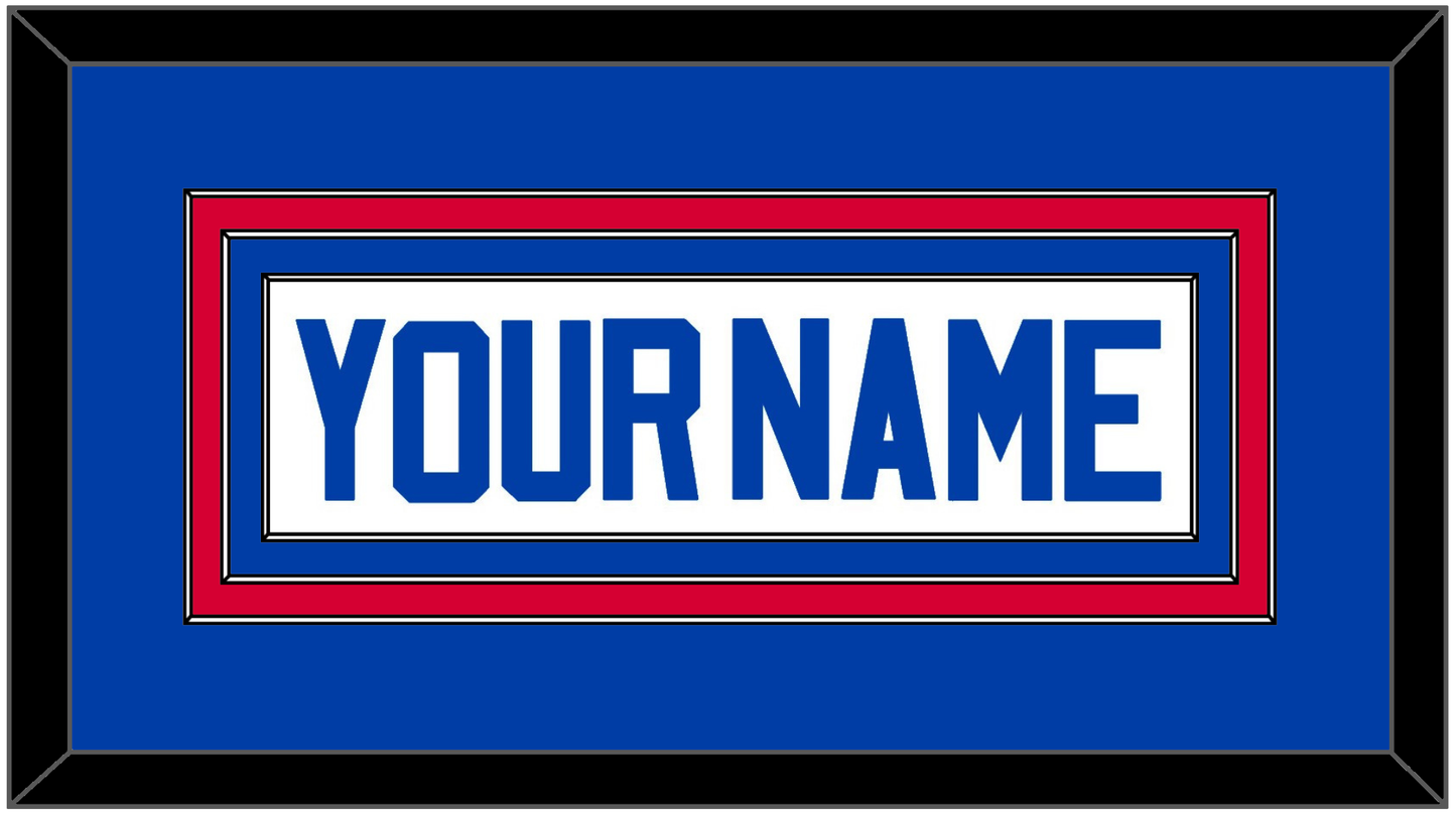 Detroit Name - Home White (1983-1996) - Premier Tier 2
