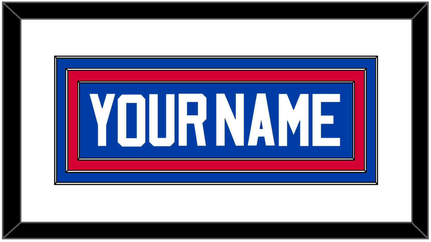 Detroit Name - Road Blue (1981-1996) - Premier Tier 1