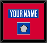 Detroit Name & Finals Patch - Road Blue (2001-2017) - Single Mat 2