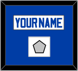 Detroit Name & 2X Champions Patch - Home White (1983-1996) - Single Mat 1