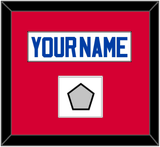 Detroit Name & 2X Champions Patch - Home White (1983-1996) - Single Mat 2