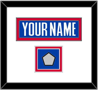 Detroit Name & Champions Patch - Road Blue (2001-2017) - Signature Tier 1