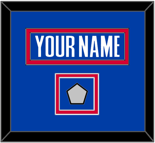 Detroit Name & Champions Patch - Road Blue (2001-2017) - Signature Tier 2