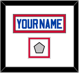 Detroit Name & Champions Patch - Home White (1983-1996) - Double Mat 1