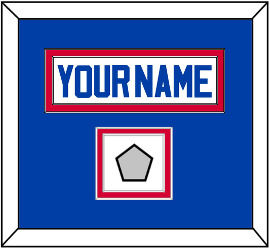 Detroit Name & Champions Patch - Home White (1983-1996) - Signature Tier 2