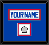 Detroit Name & Champions Patch - Home White (1983-1996) - Double Mat 2