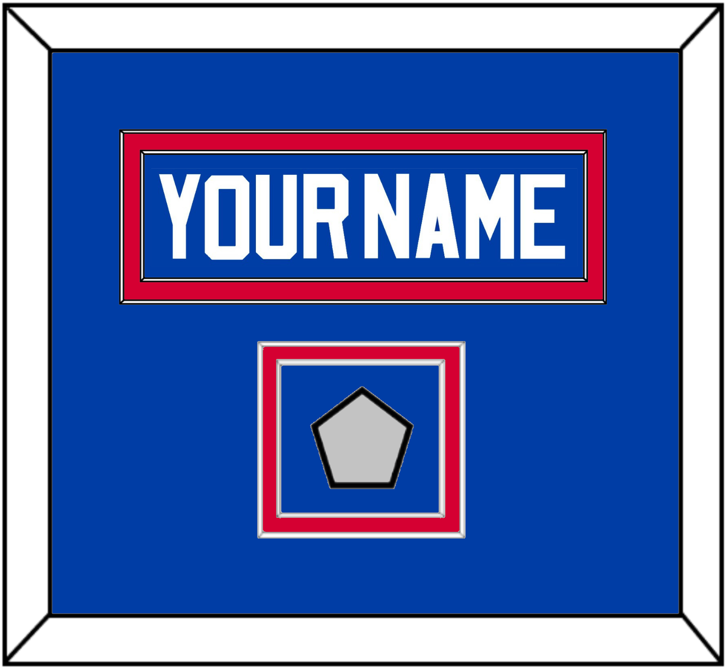 Detroit Name & Champions Patch - Road Blue (1981-1996) - Signature Tier 2