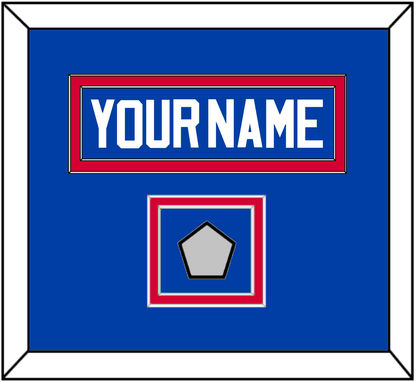 Detroit Name & Champions Patch - Road Blue (1981-1996) - Signature Tier 2
