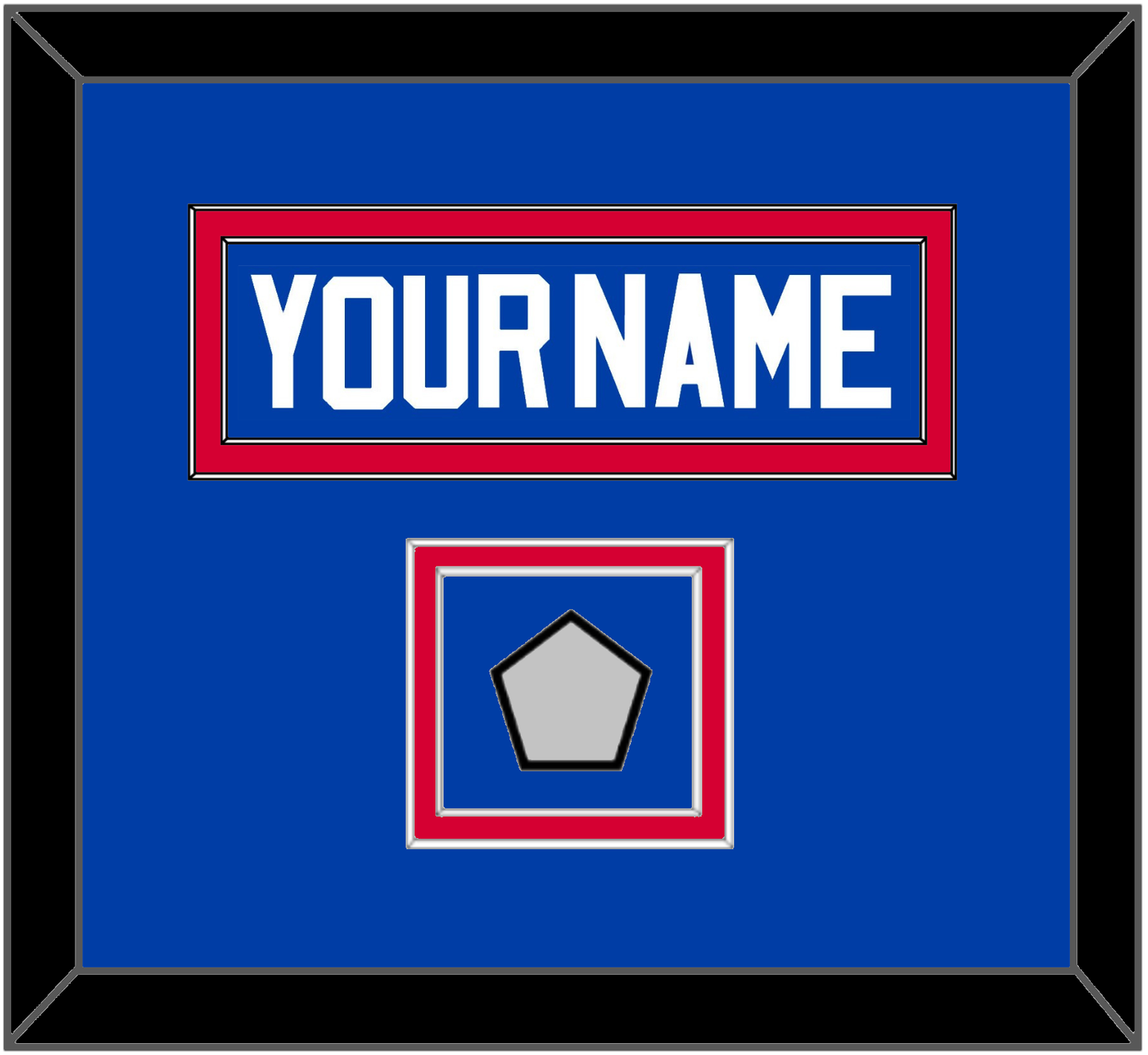 Detroit Name & Champions Trophy Patch - Road Blue (1981-1996) - Signature Tier 2