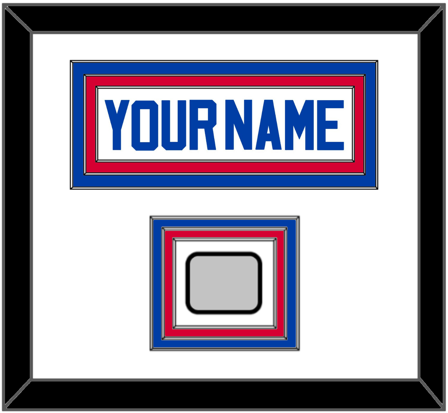 Detroit Name & Champions Trophy Patch - Home White (1983-1996) - Premier Tier 1