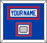 Detroit Name & Champions Patch - Home White (1983-1996) - Triple Mat 2