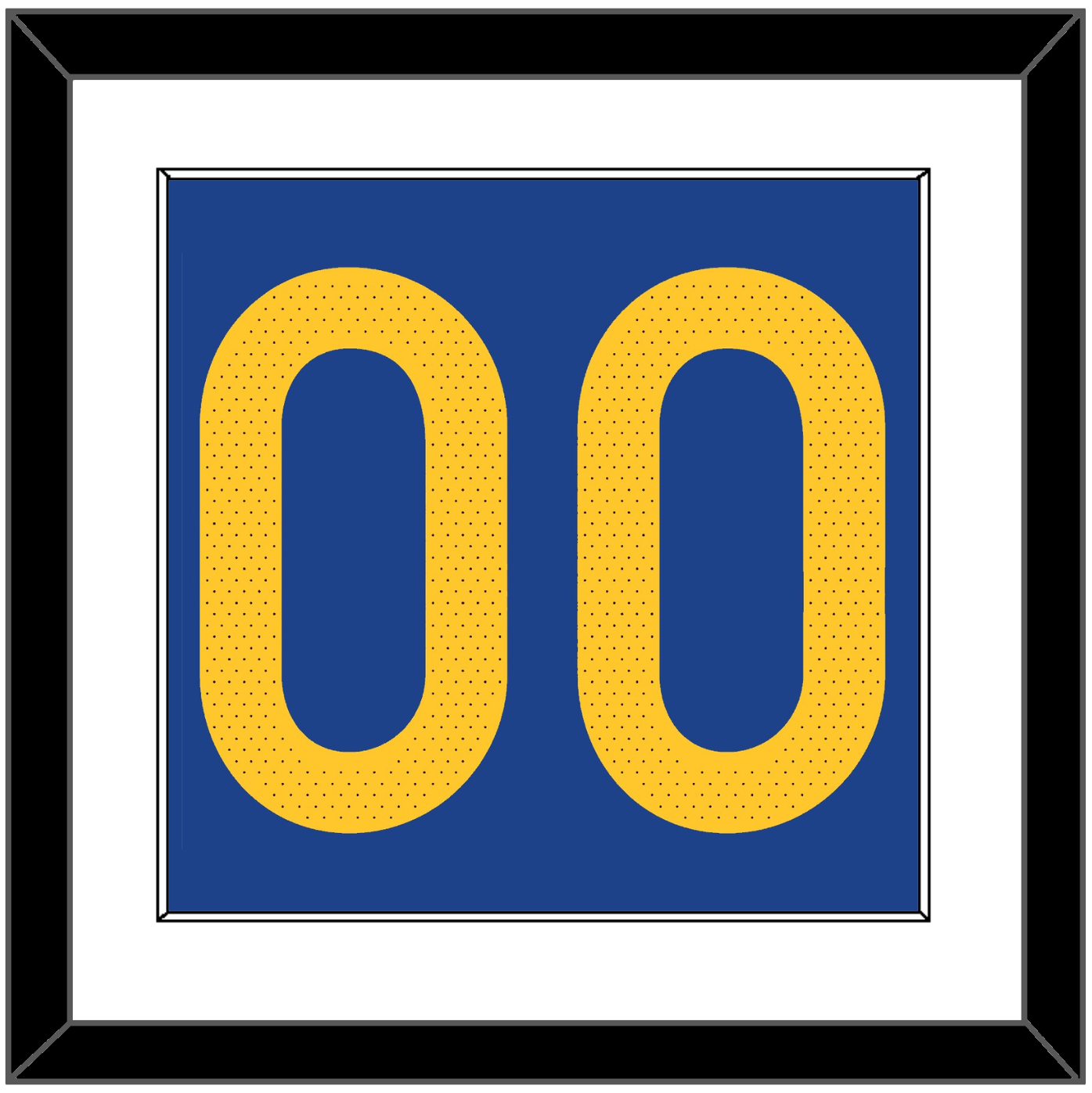 Golden State Number - Blue Icon - Essential Tier 1