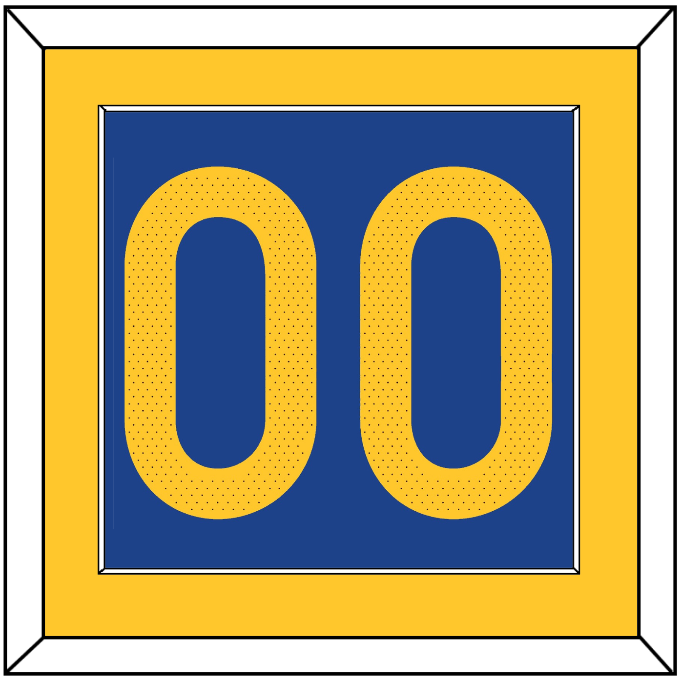 Golden State Number - Blue Icon - Essential Tier 2