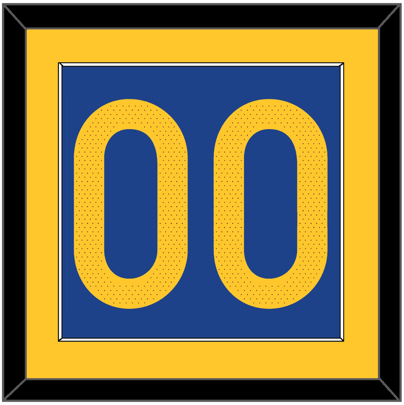 Golden State Number - Blue Icon - Essential Tier 2