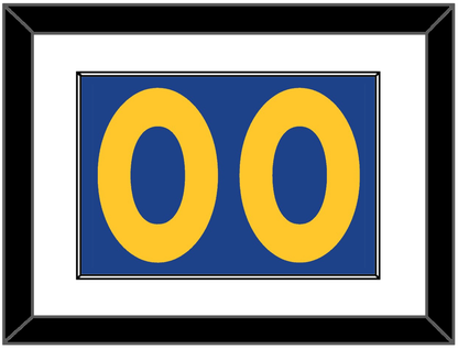 Golden State Number - Road Blue (2010-2019) - Essential Tier 1