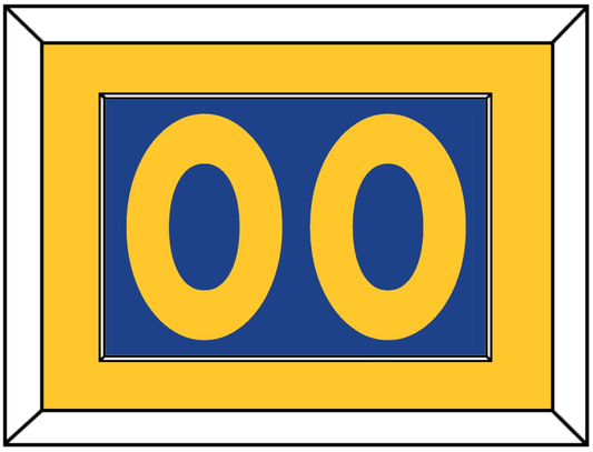 Golden State Number - Road Blue (2010-2019) - Essential Tier 2