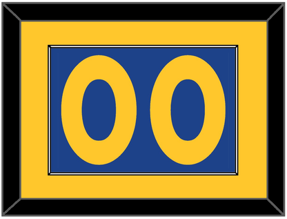Golden State Number - Road Blue (2010-2019) - Essential Tier 2