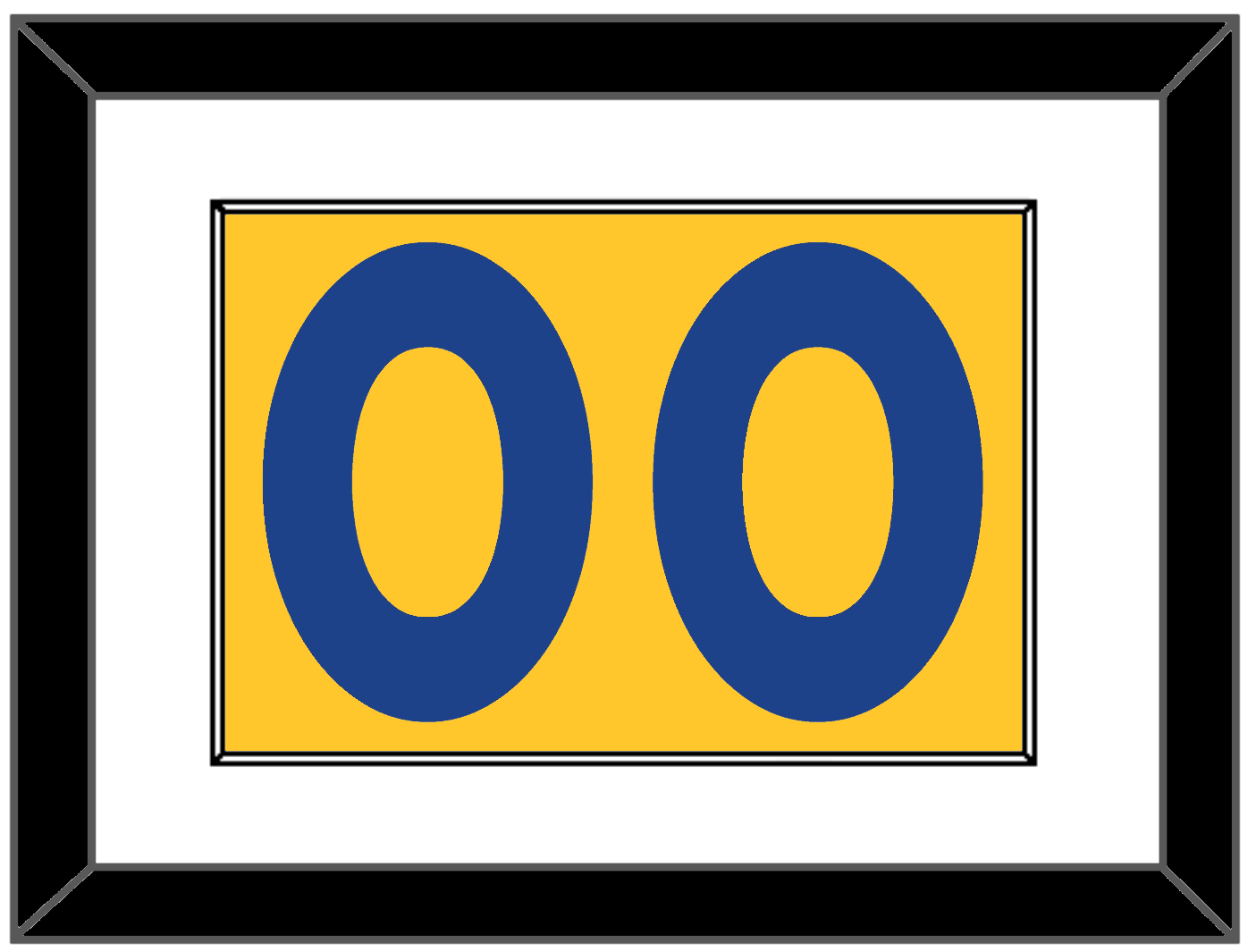 Golden State Number - Alternate Yellow (2013) - Essential Tier 1