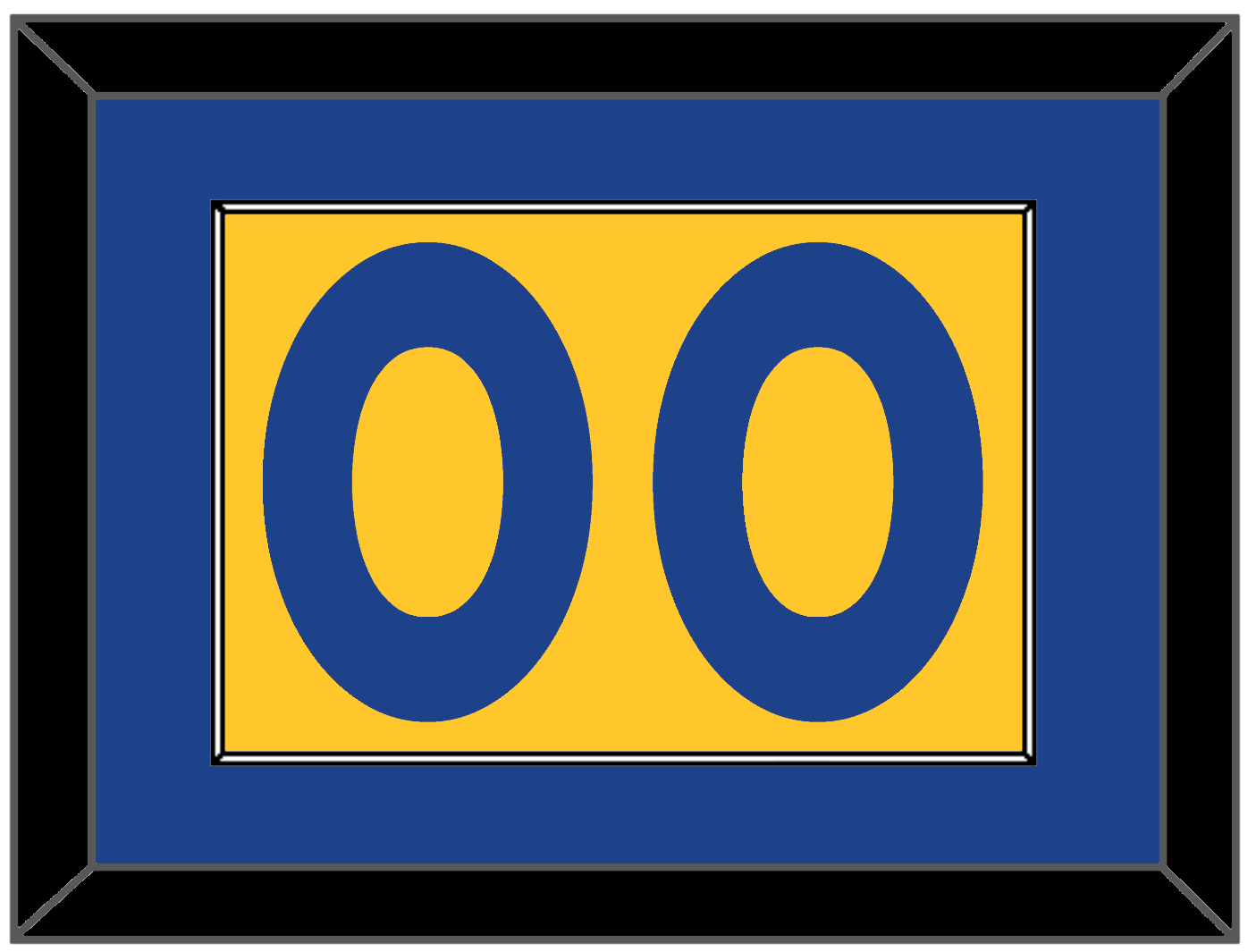 Golden State Number - Alternate Yellow (2013) - Essential Tier 2