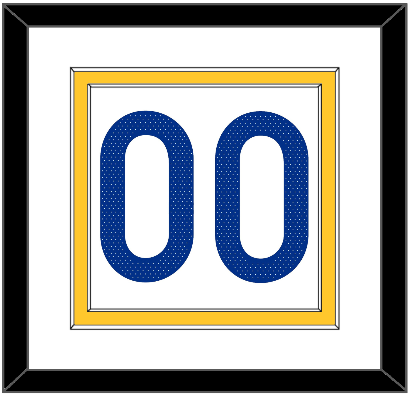 Golden State Number - White Association - Signature Tier 1
