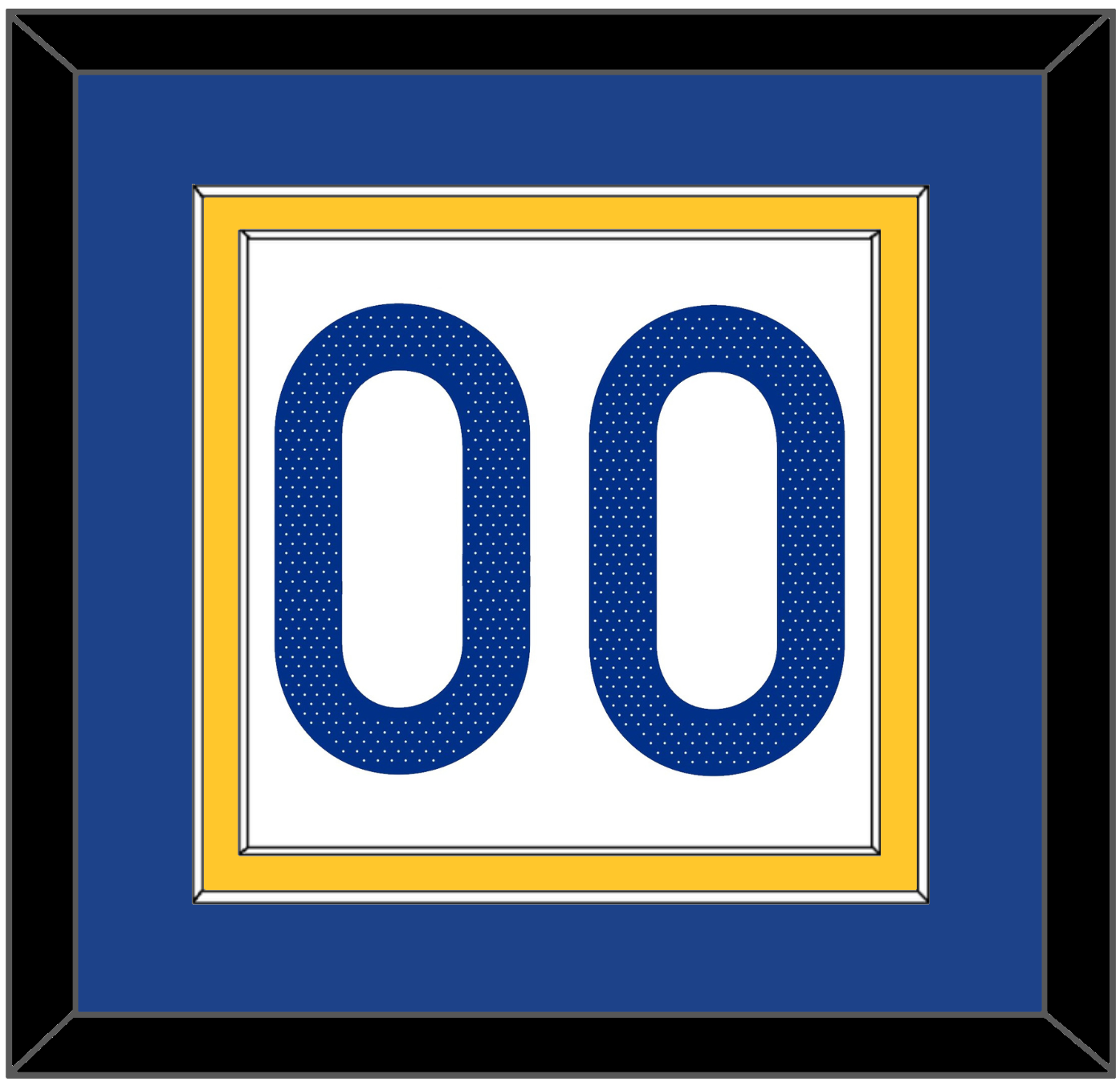 Golden State Number - White Association - Signature Tier 2