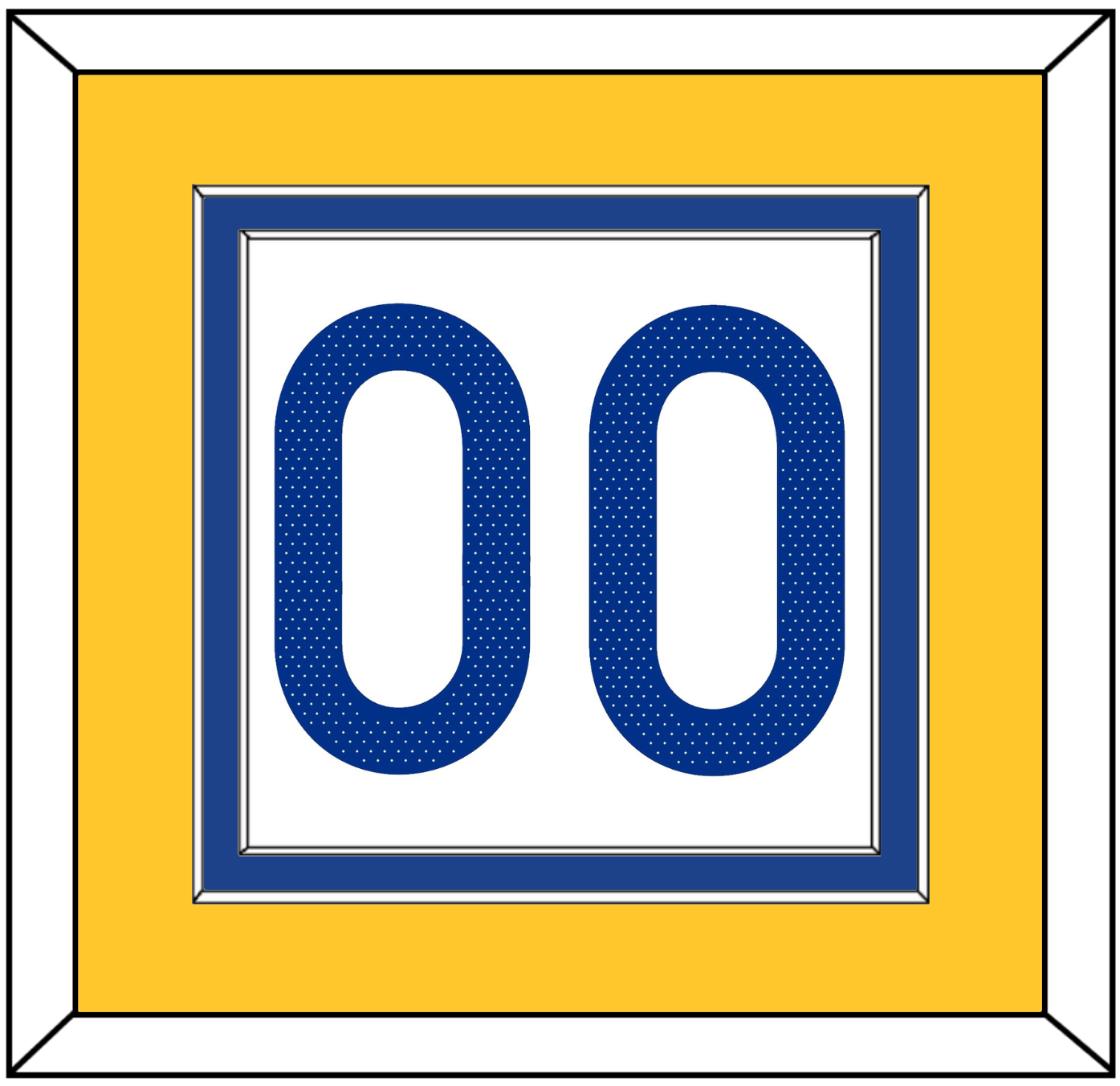 Golden State Number - White Association - Signature Tier 3