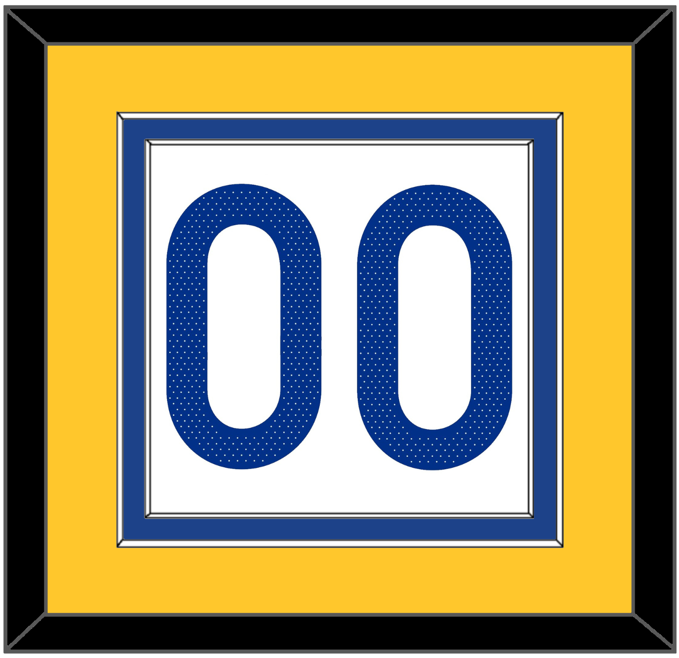 Golden State Number - White Association - Signature Tier 3