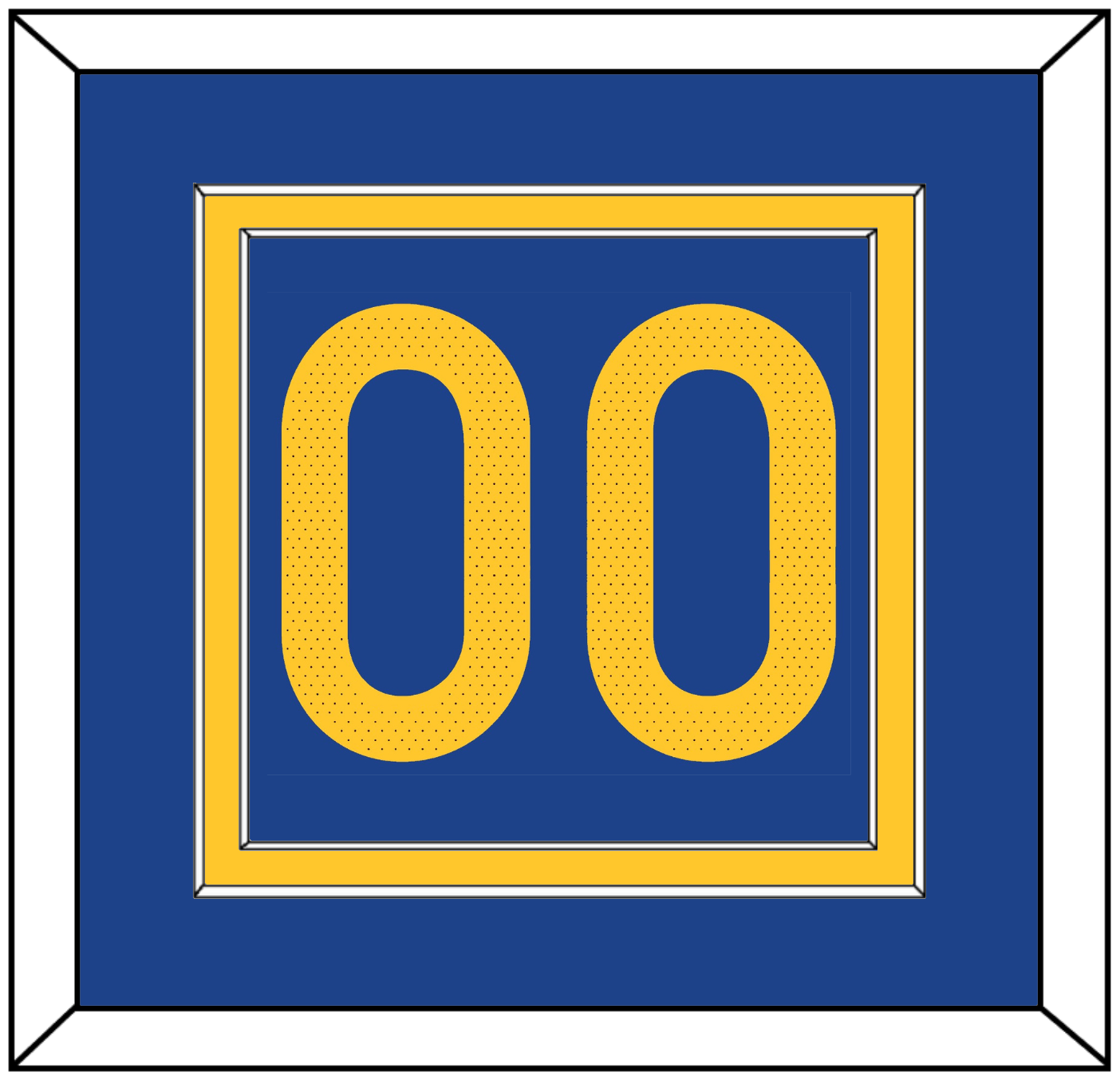 Golden State Number - Blue Icon - Signature Tier 2