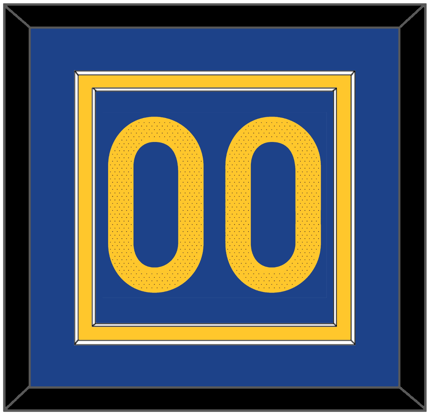 Golden State Number - Blue Icon - Signature Tier 2