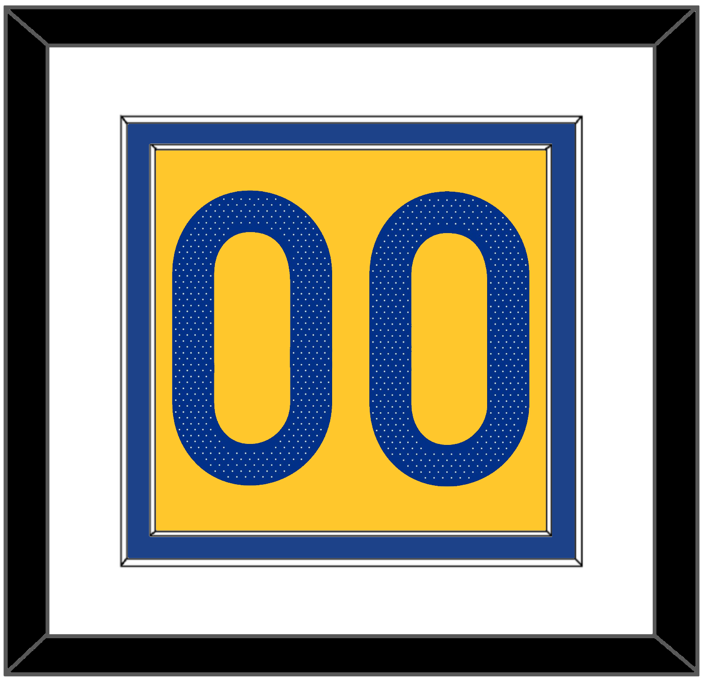 Golden State Number - Yellow Statement (2019-2022) - Signature Tier 1