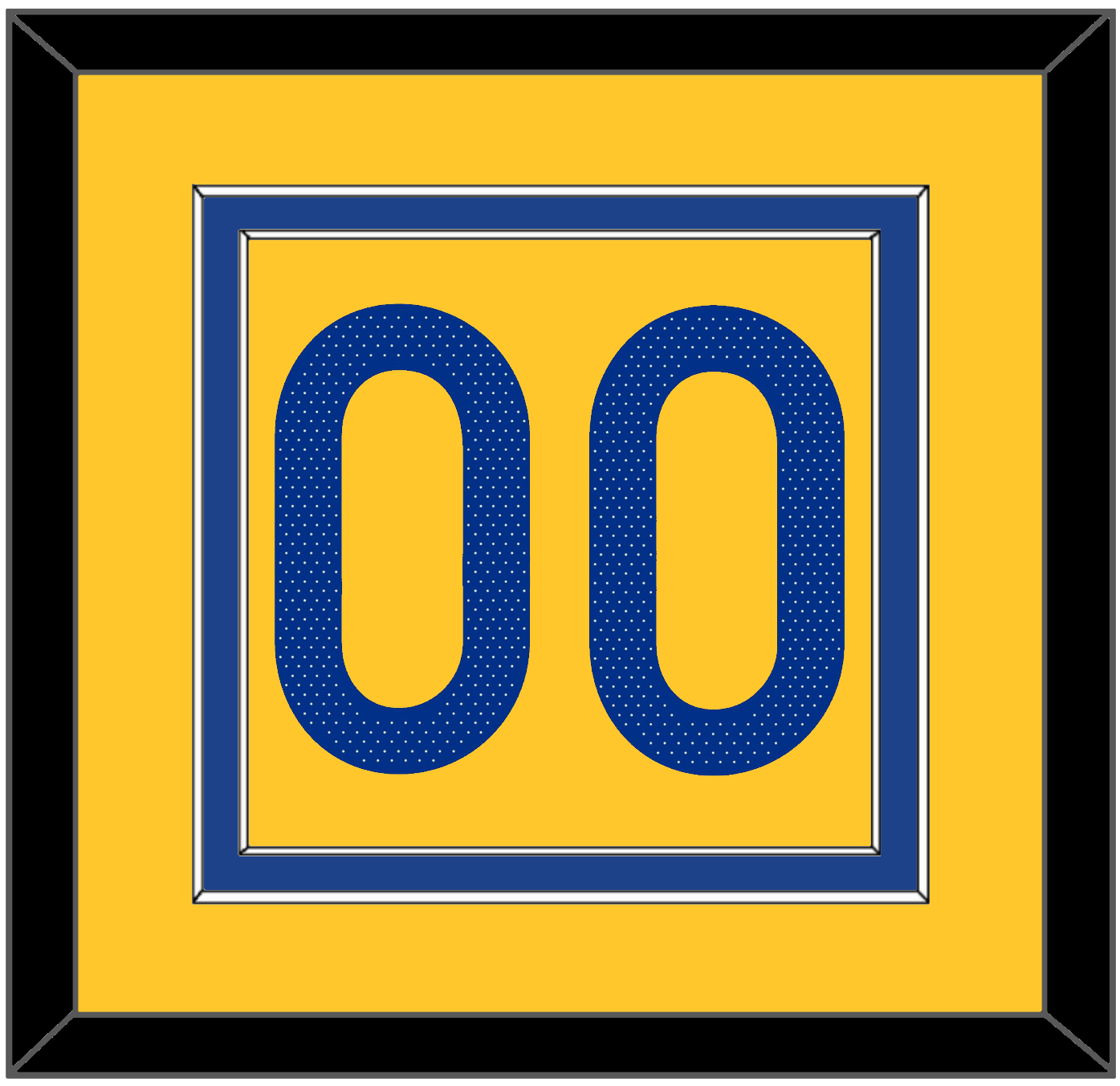 Golden State Number - Yellow Statement (2019-2022) - Signature Tier 2