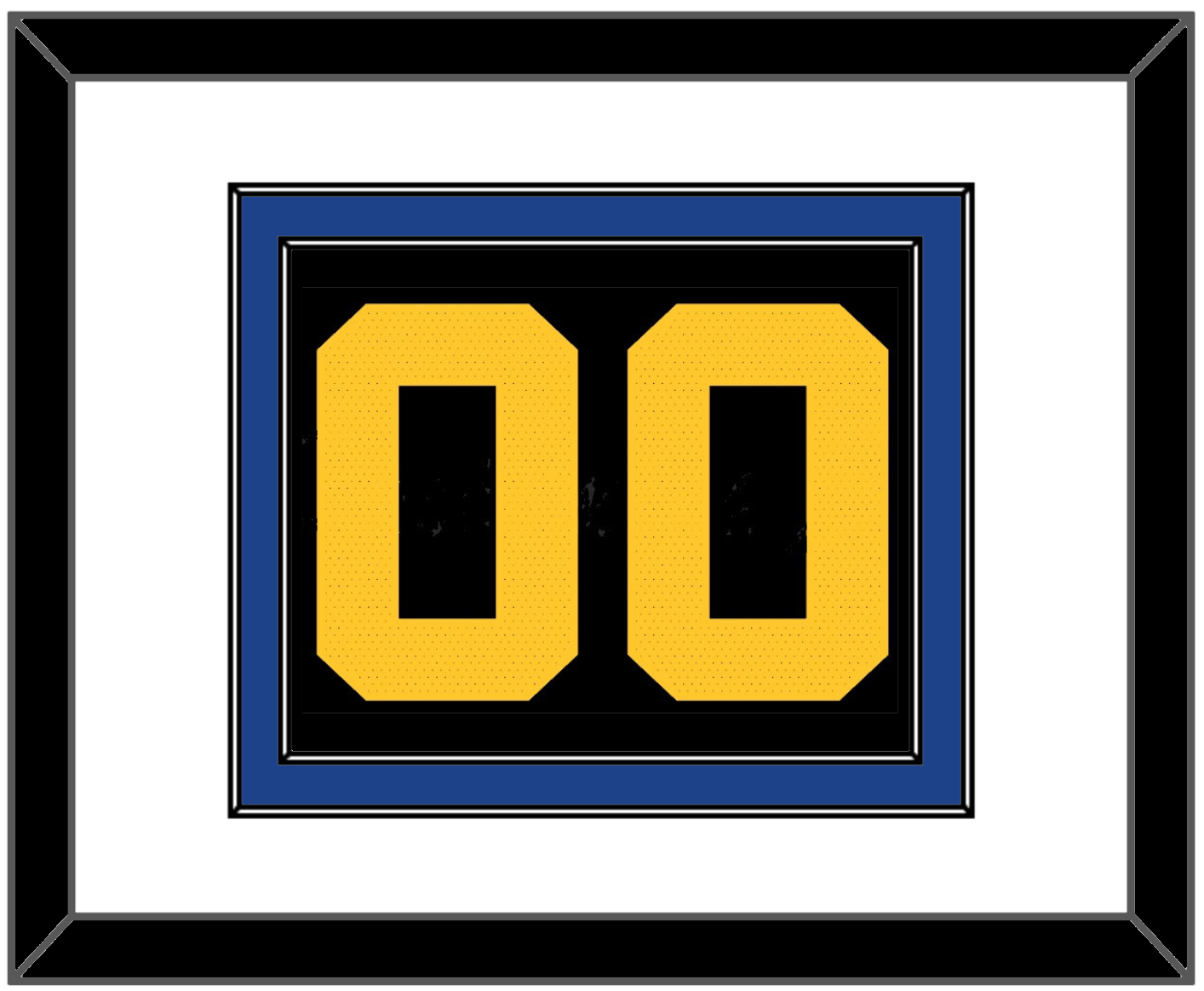 Golden State Number - Black City (2021-2022) - Signature Tier 1