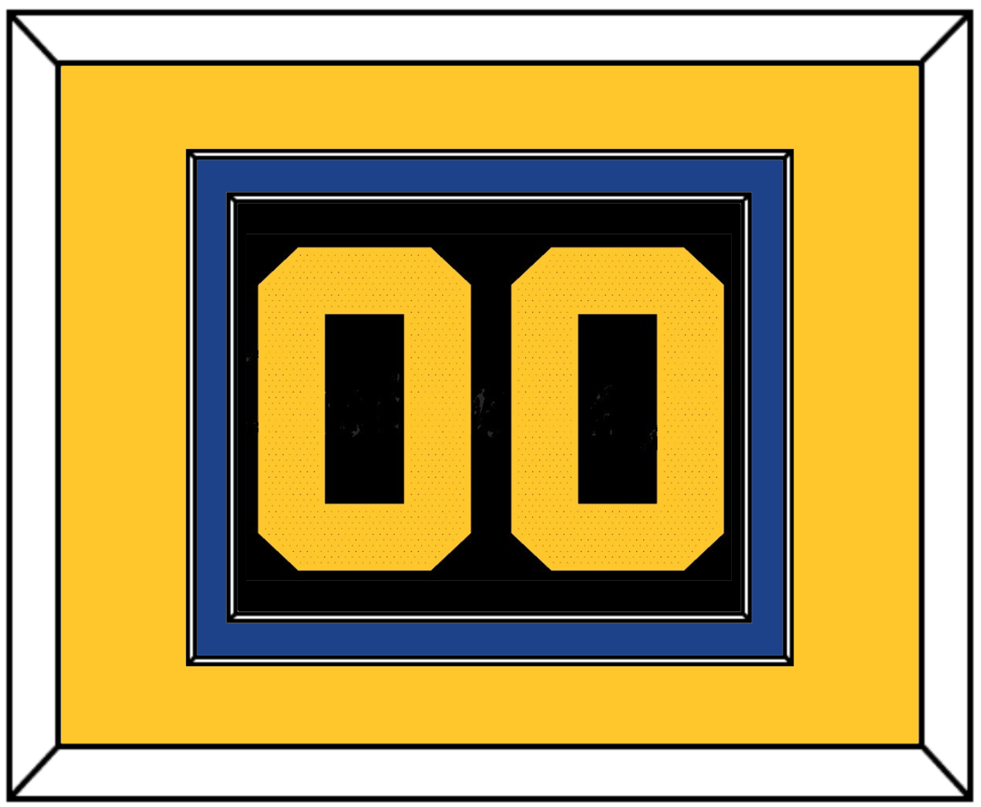 Golden State Number - Black City (2021-2022) - Signature Tier 3