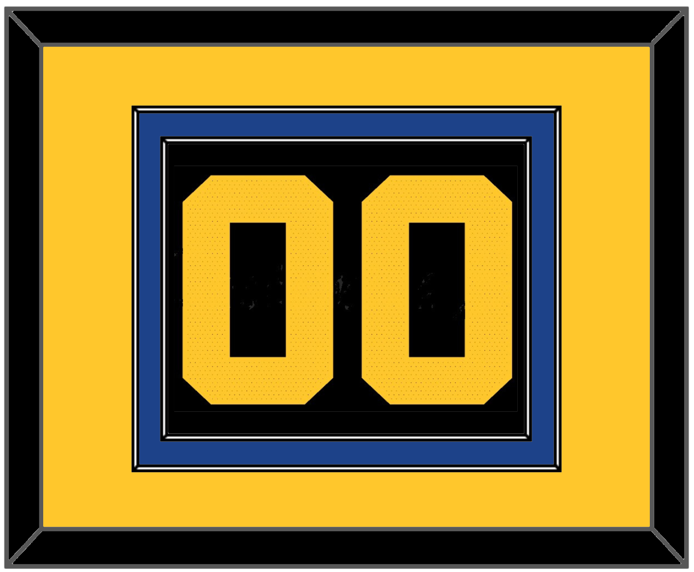 Golden State Number - Black City (2021-2022) - Signature Tier 3