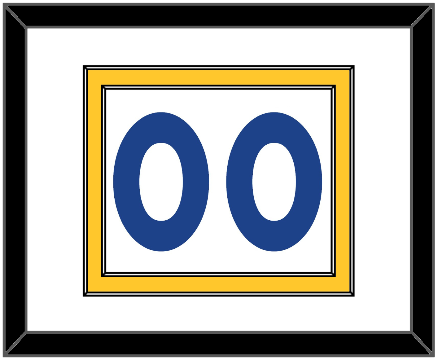 Golden State Number - Home White (2010-2019) - Signature Tier 1