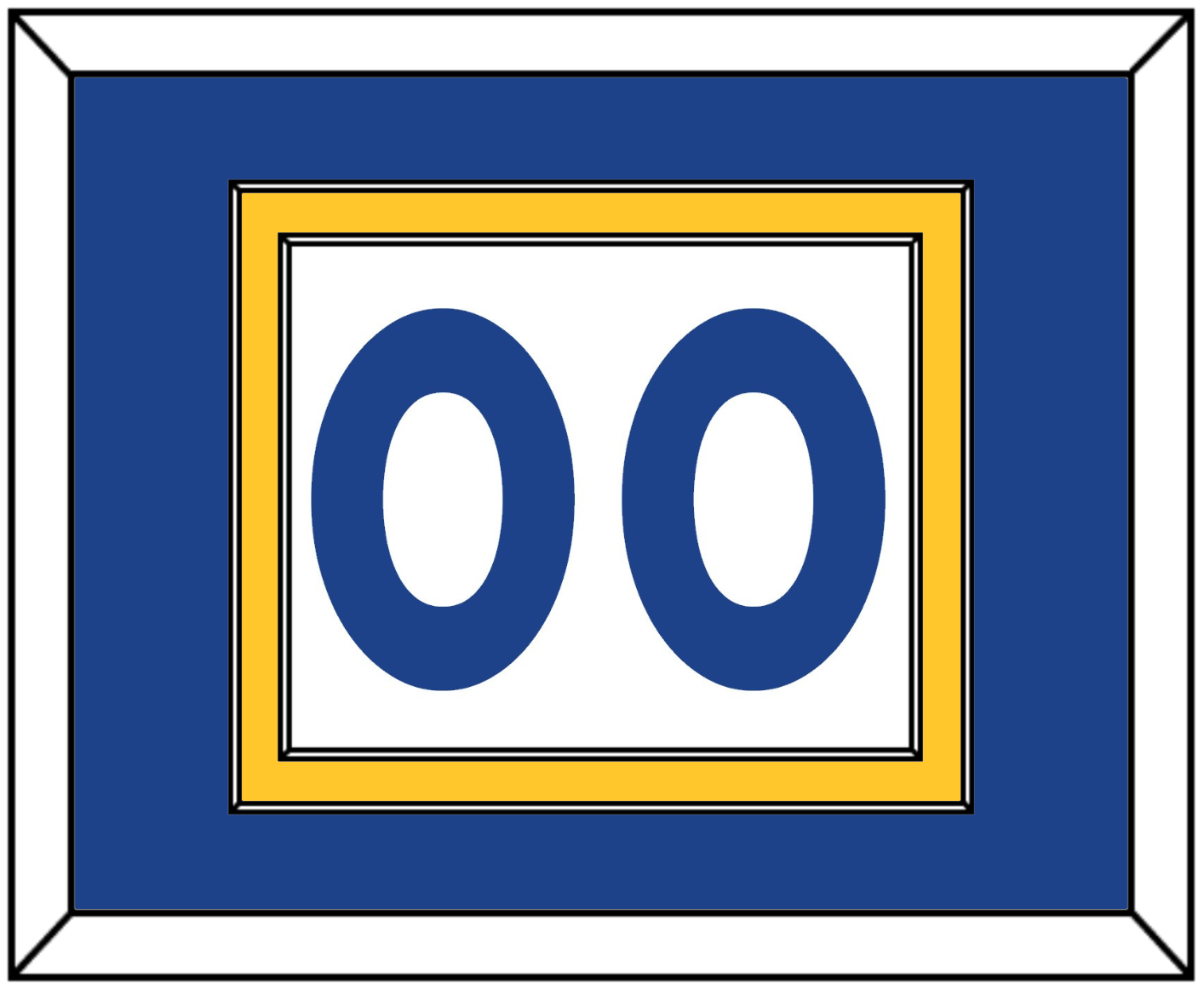 Golden State Number - Home White (2010-2019) - Signature Tier 2