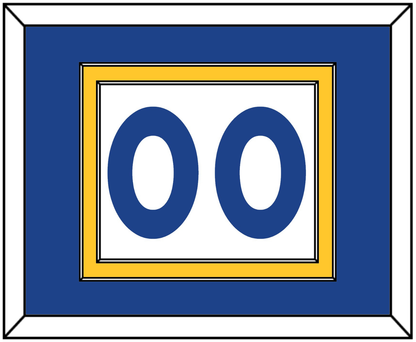 Golden State Number - Home White (2010-2019) - Signature Tier 2