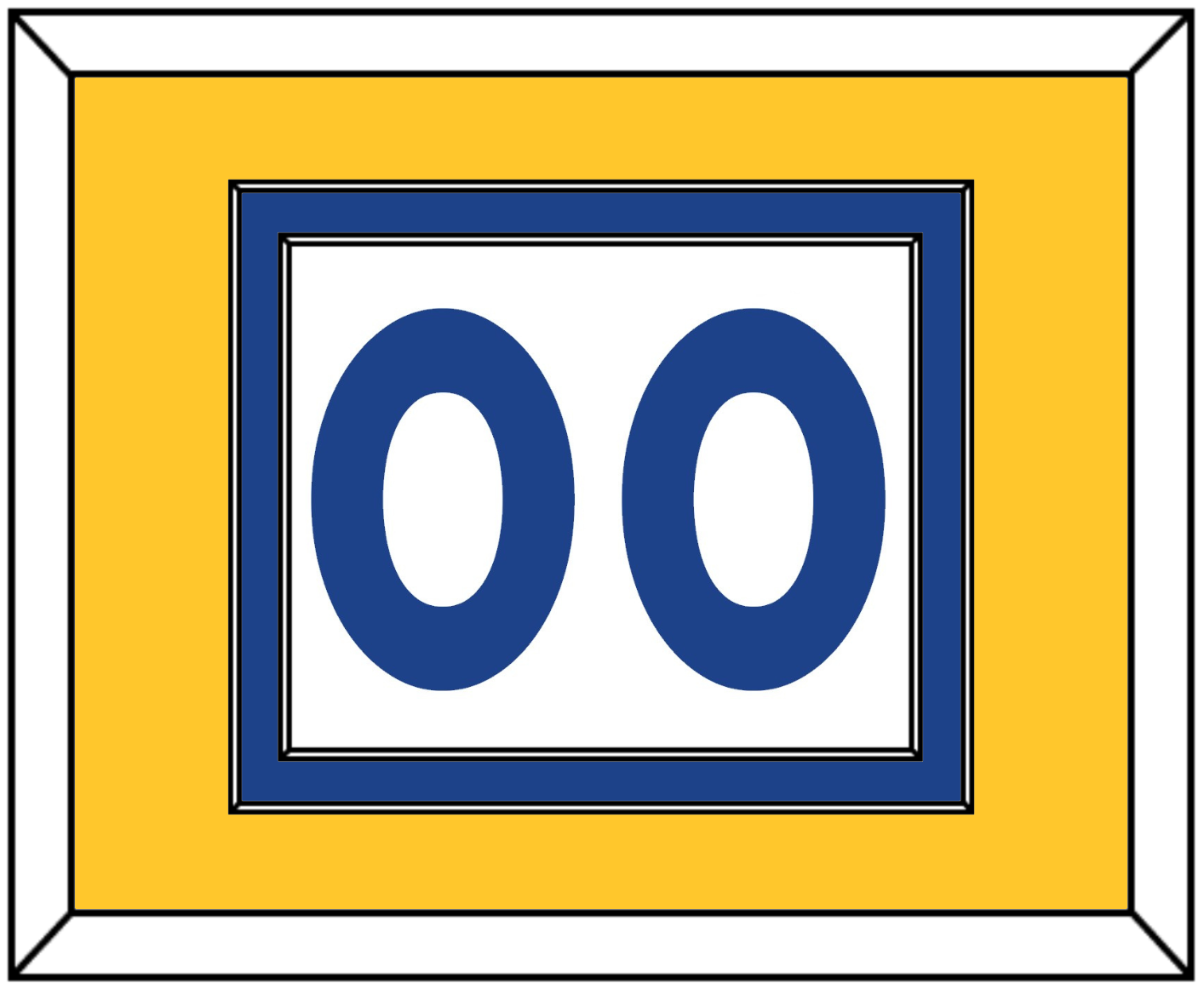Golden State Number - Home White (2010-2019) - Signature Tier 3