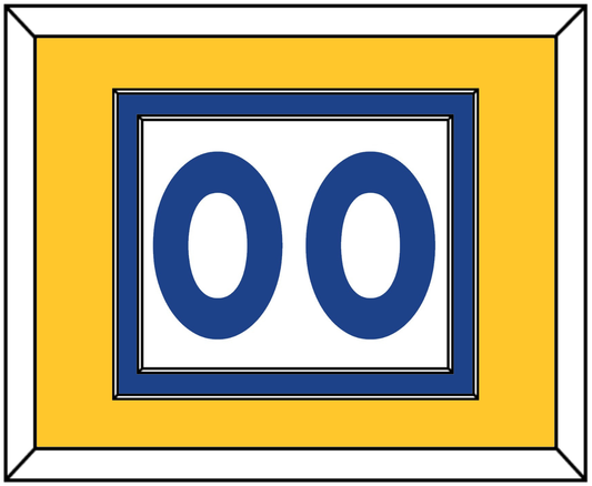 Golden State Number - Home White (2010-2019) - Signature Tier 3