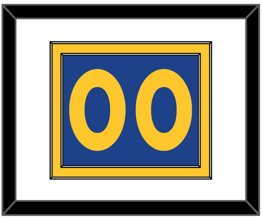 Golden State Number - Road Blue (2010-2019) - Signature Tier 1