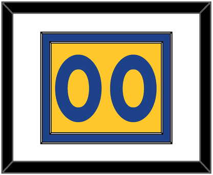 Golden State Number - Alternate Yellow (2013) - Signature Tier 1