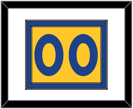 Golden State Number - Alternate Yellow (2013) - Signature Tier 1