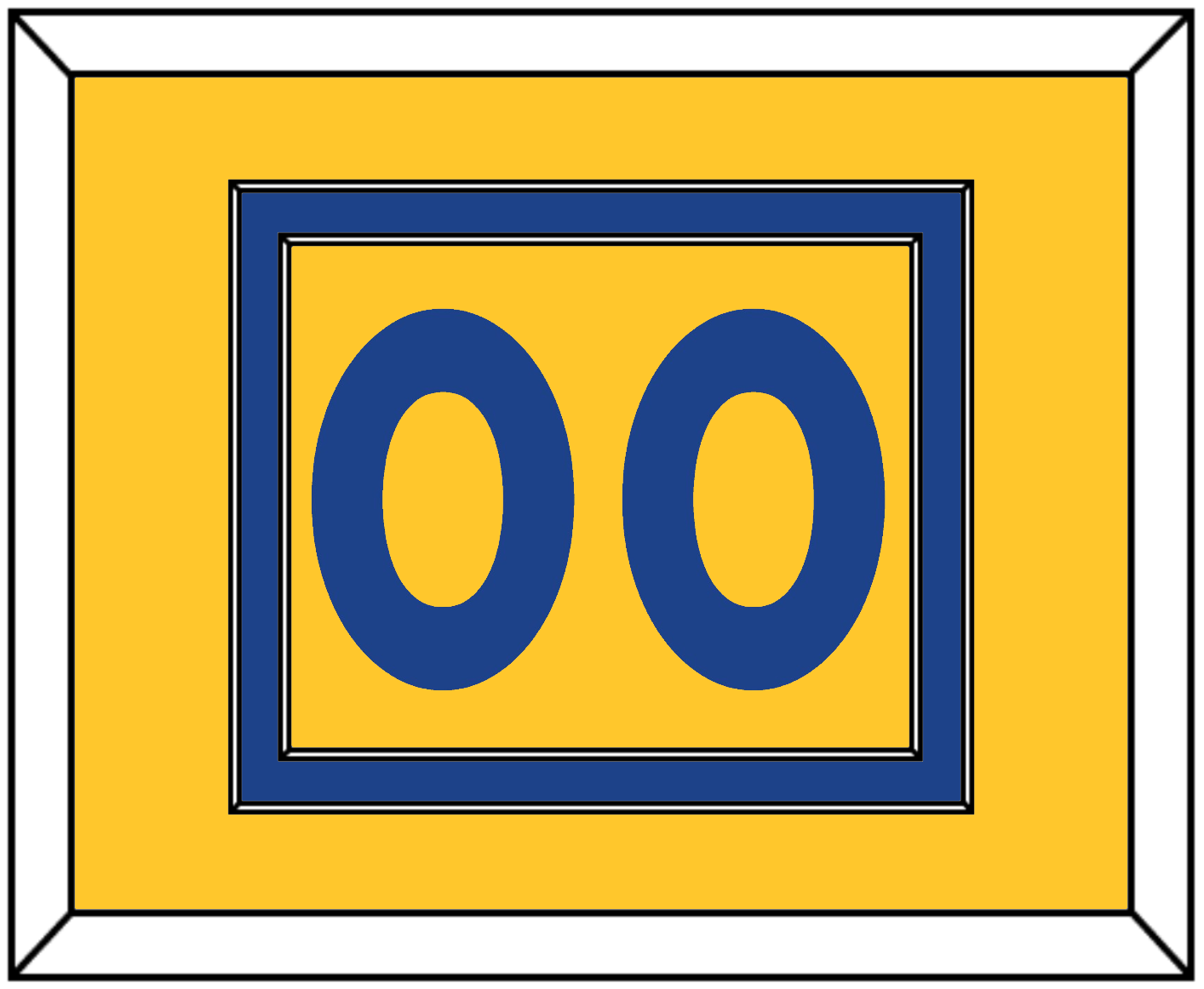 Golden State Number - Alternate Yellow (2013) - Signature Tier 2
