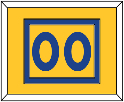 Golden State Number - Alternate Yellow (2013) - Signature Tier 2