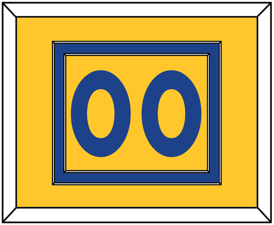 Golden State Number - Alternate Yellow (2013) - Signature Tier 2