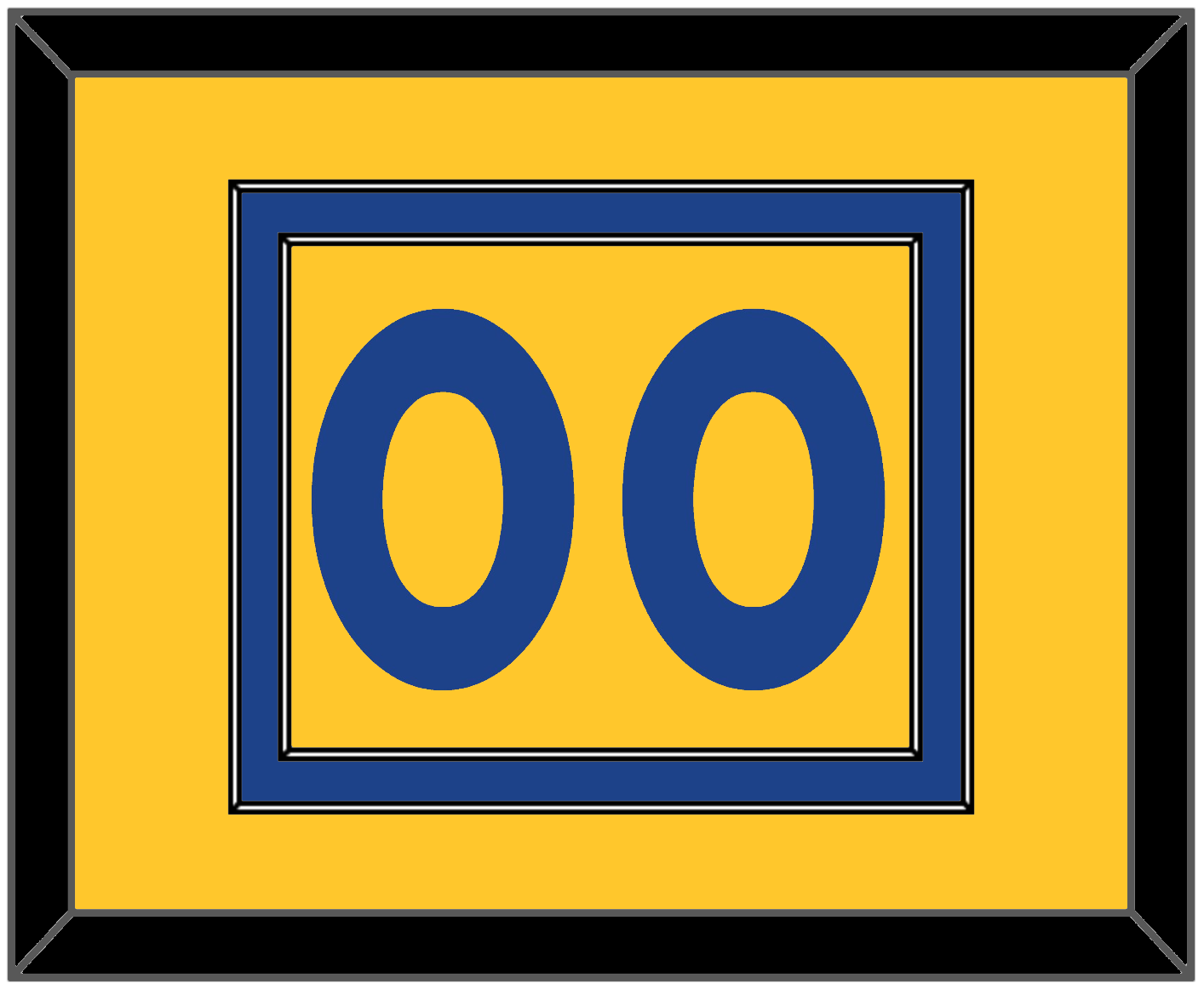 Golden State Number - Alternate Yellow (2013) - Signature Tier 2