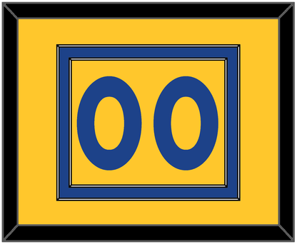 Golden State Number - Alternate Yellow (2013) - Signature Tier 2