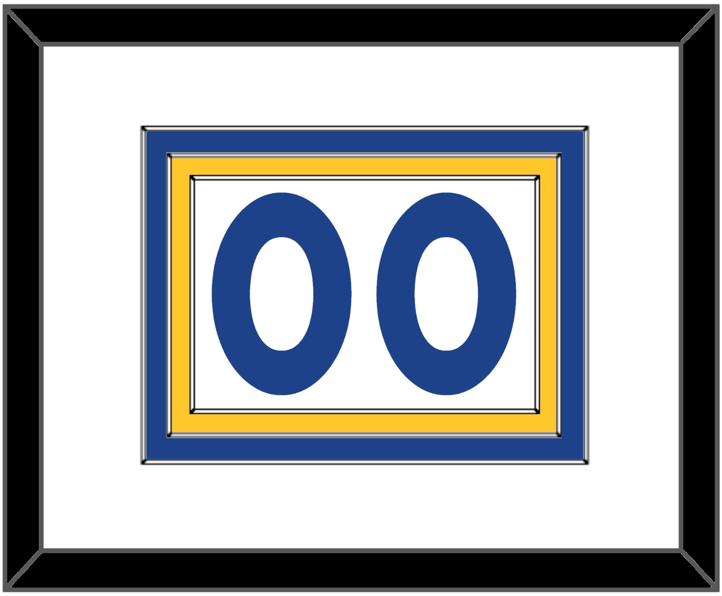Golden State Number - Home White (2010-2019) - Premier Tier 1
