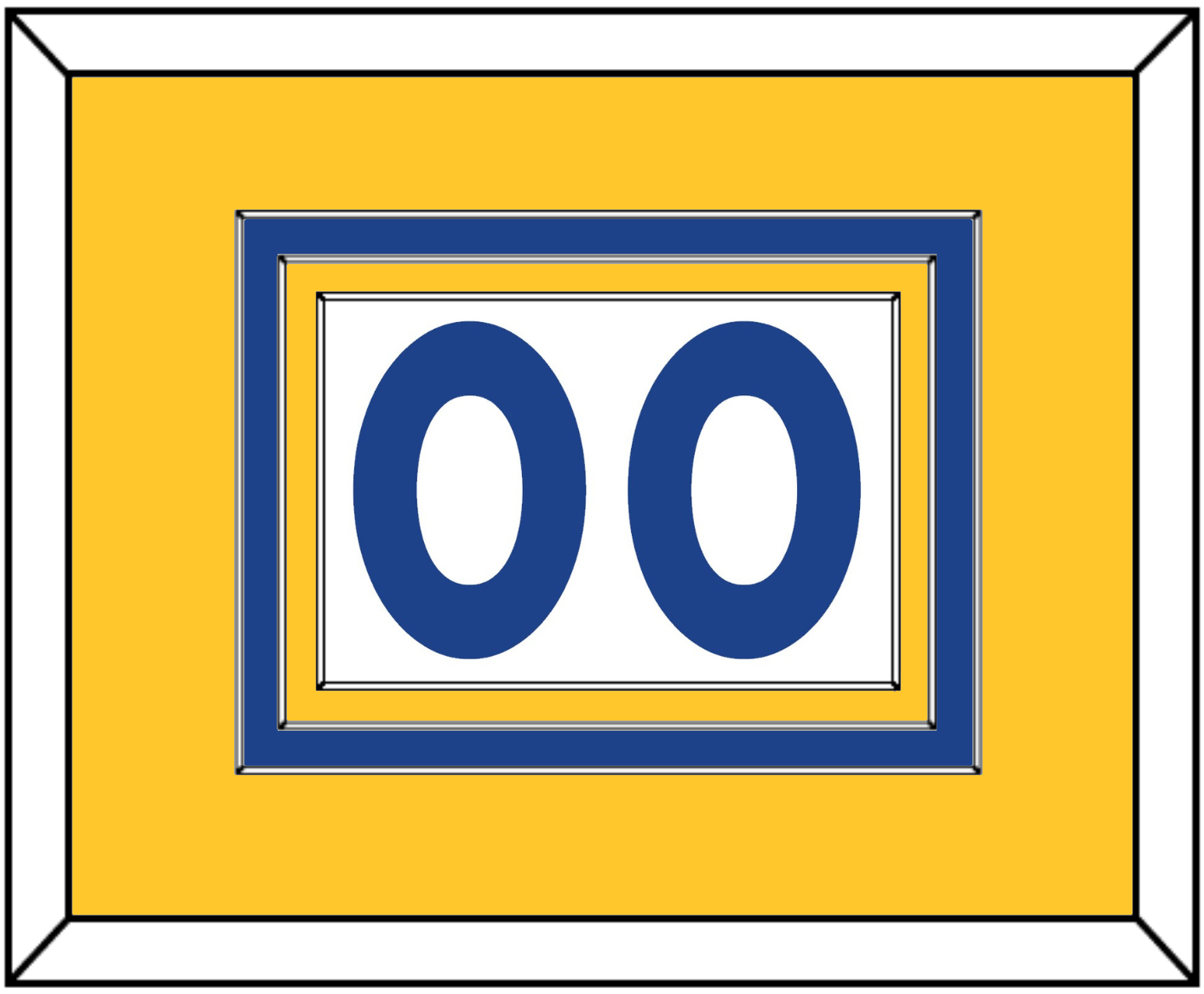 Golden State Number - Home White (2010-2019) - Premier Tier 3