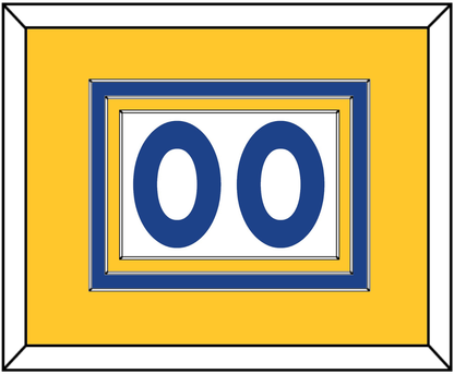 Golden State Number - Home White (2010-2019) - Premier Tier 3